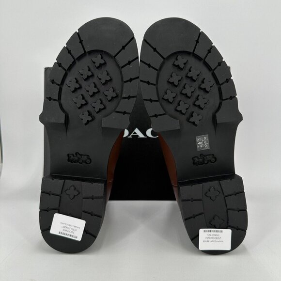 Coach Women's Lyden Leather Chelsea Boot Ankle Bootie - Walnut G5488 - Size 9.5B - Picture 6 of 6